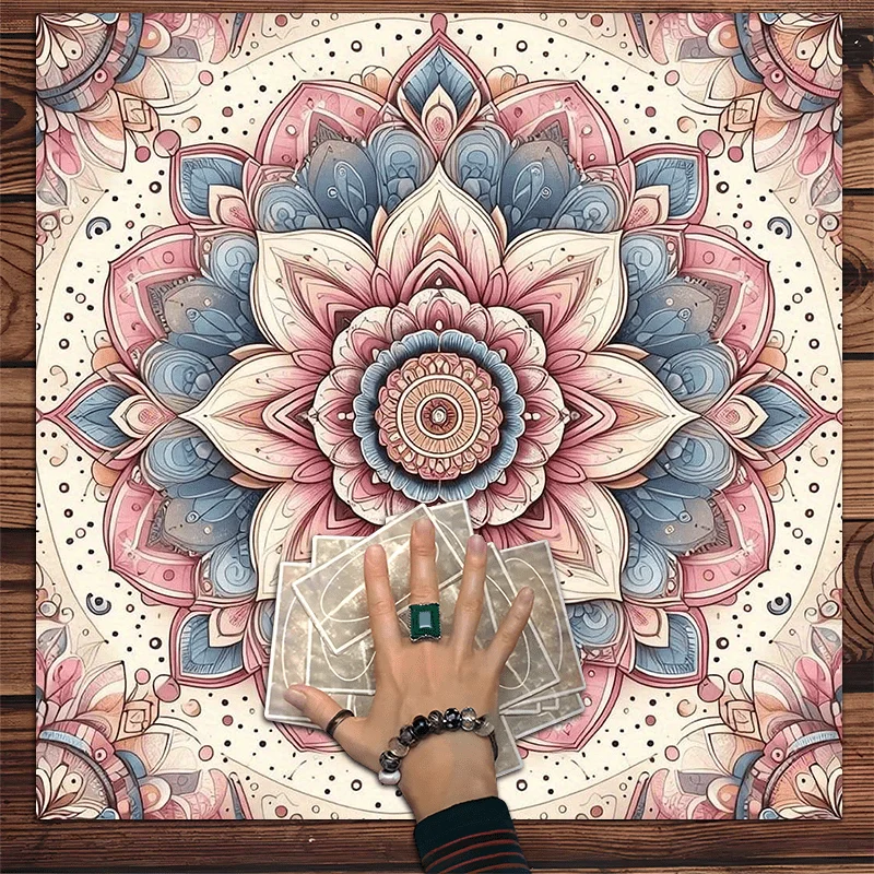 VIKAMA Colorful Mandala Tablecloths, Mysterious Astrology And Cards, Altarpiece Spiritual Gifts Are Suitable For Enthusiasts.