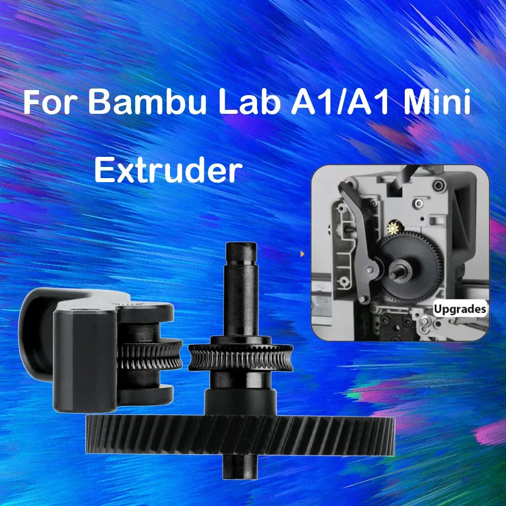 

Запчасти для 3D-принтера, шестерня экструдера в сборе для Bambu Lab A1, шестерня экструзионной головки из закаленной стали с Nanocoated для Bambulab A1 Mini