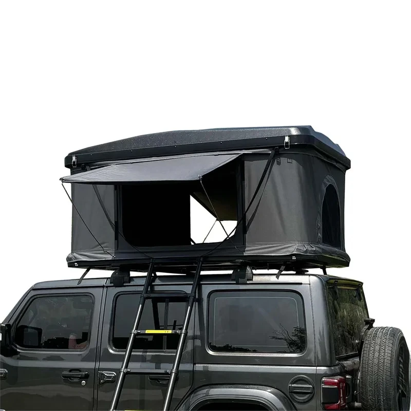 2.1m 4 Person ABS Hard Shell Straight Roof Rooftop Tent