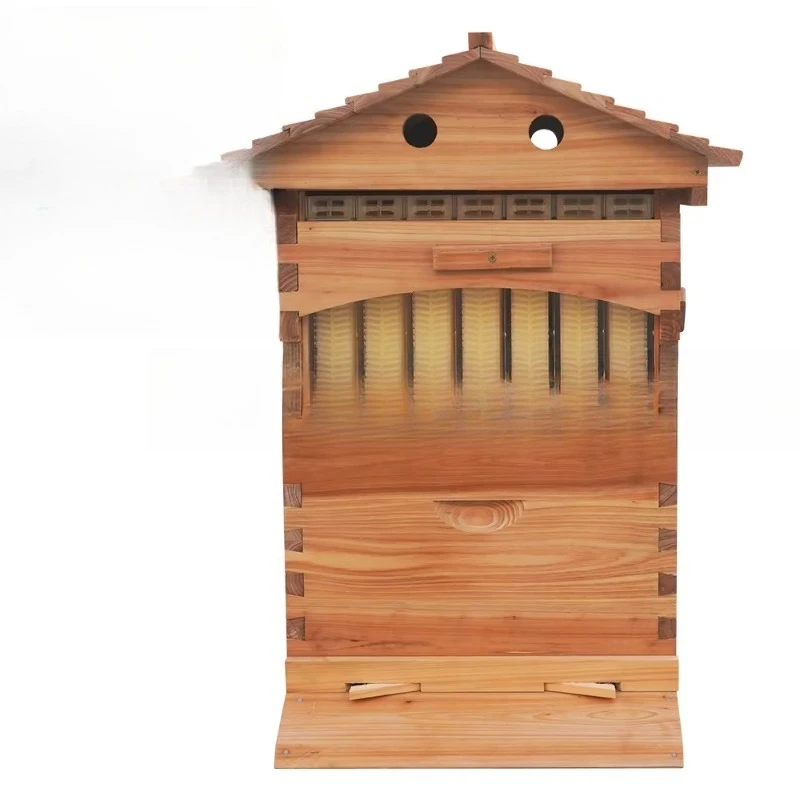 

Complete set of automatic mobile fir mobile honeycomb, design honeycomb hive beehive apiary