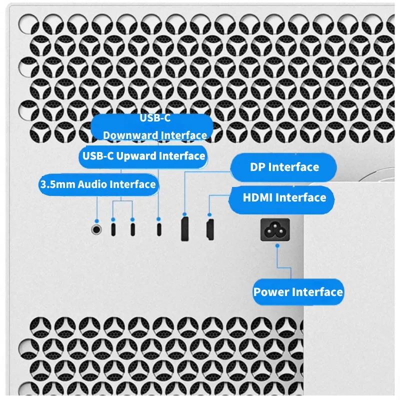 Monitor Gaming 27 inci P27U SE 3840*2160 4K IPS Layar Lebar HDMI2.0 DP1.4 USB2.0 Layar Glossy Tipe-C 60Hz Aluminium