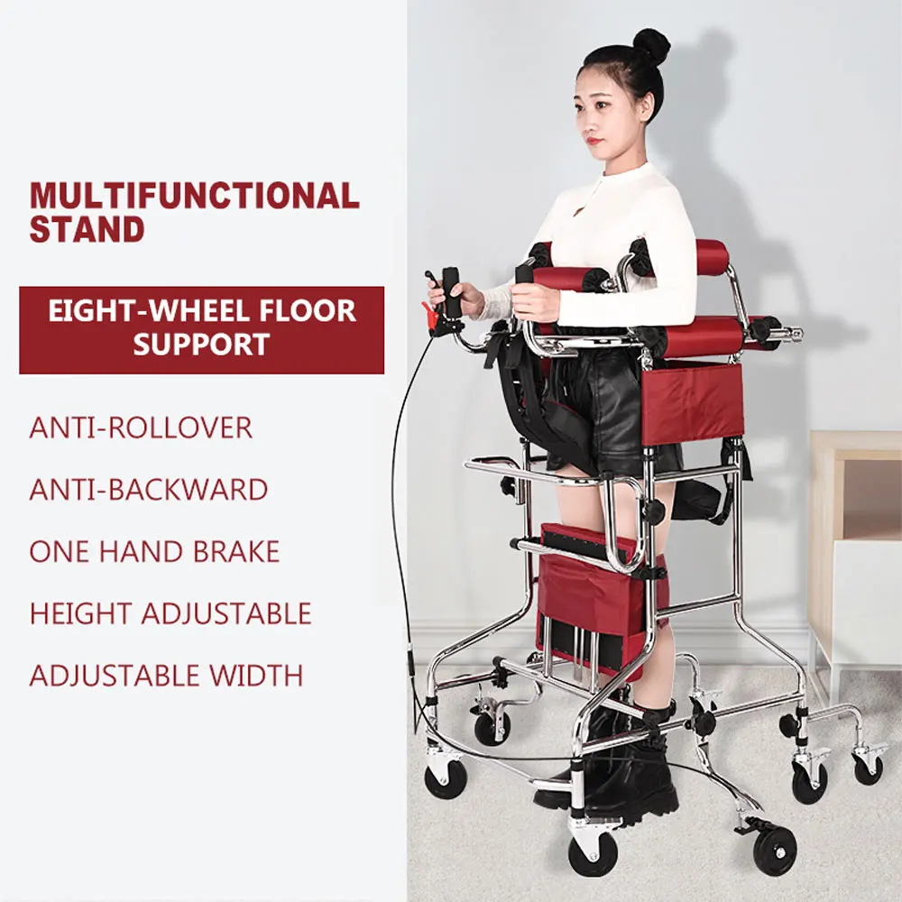Adult Walker Assist Walking Elderly Rehabilitation Training Equipment Standing Stand