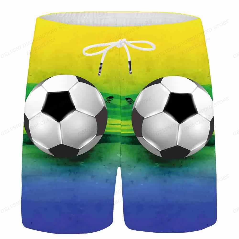 Brazil Flag Board Shorts Men Fashion Swimwear Shorts Trunk Sportwear Pants Men\'s Brief Swimsuit Kids Beach Short Brasil Flag