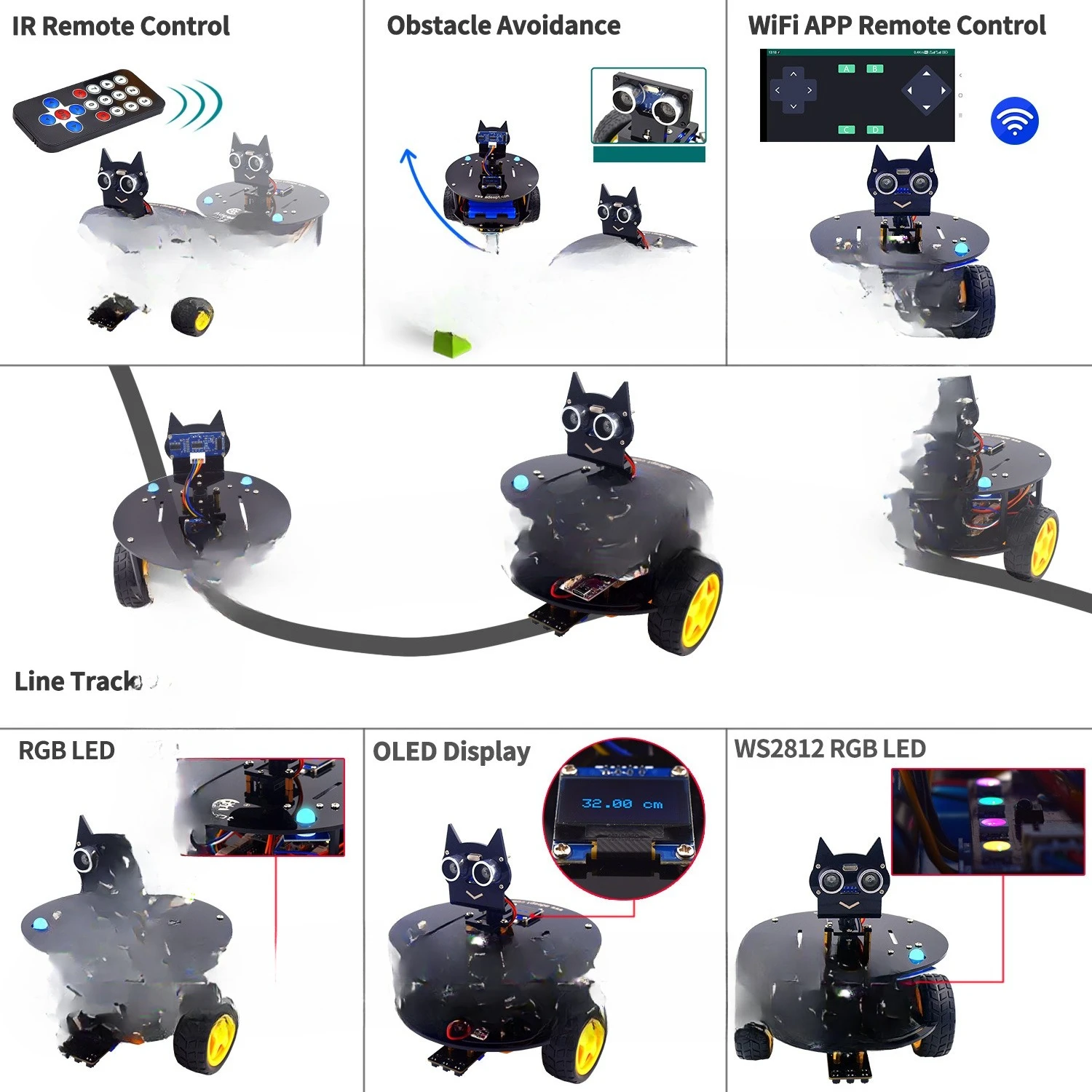 Smart car, programming learning, with tutorials