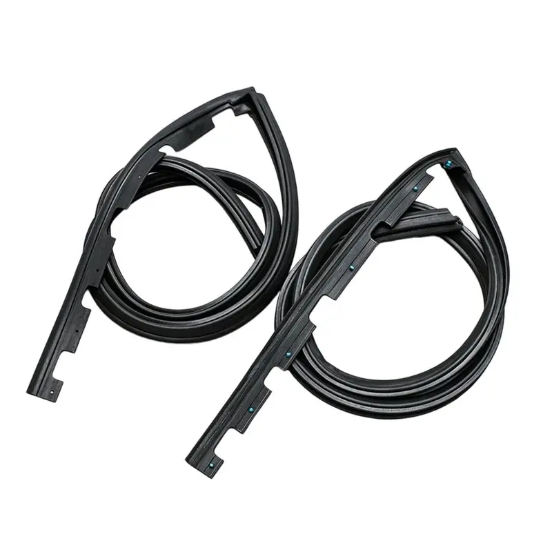 Front Door Sub Seal Left & Right Rubber Weather Strip Set For HONDA-ABQA