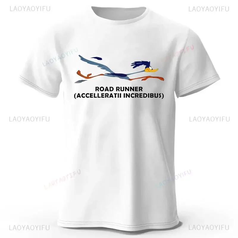 تي شيرت Wile E Coyote جرافيك للرجال والنساء Y2K Manga ملابس الشارع الشهير ملابس أنيمي موضة Harajuku الجمالية تي شيرت غير رسمي Camisetas #4