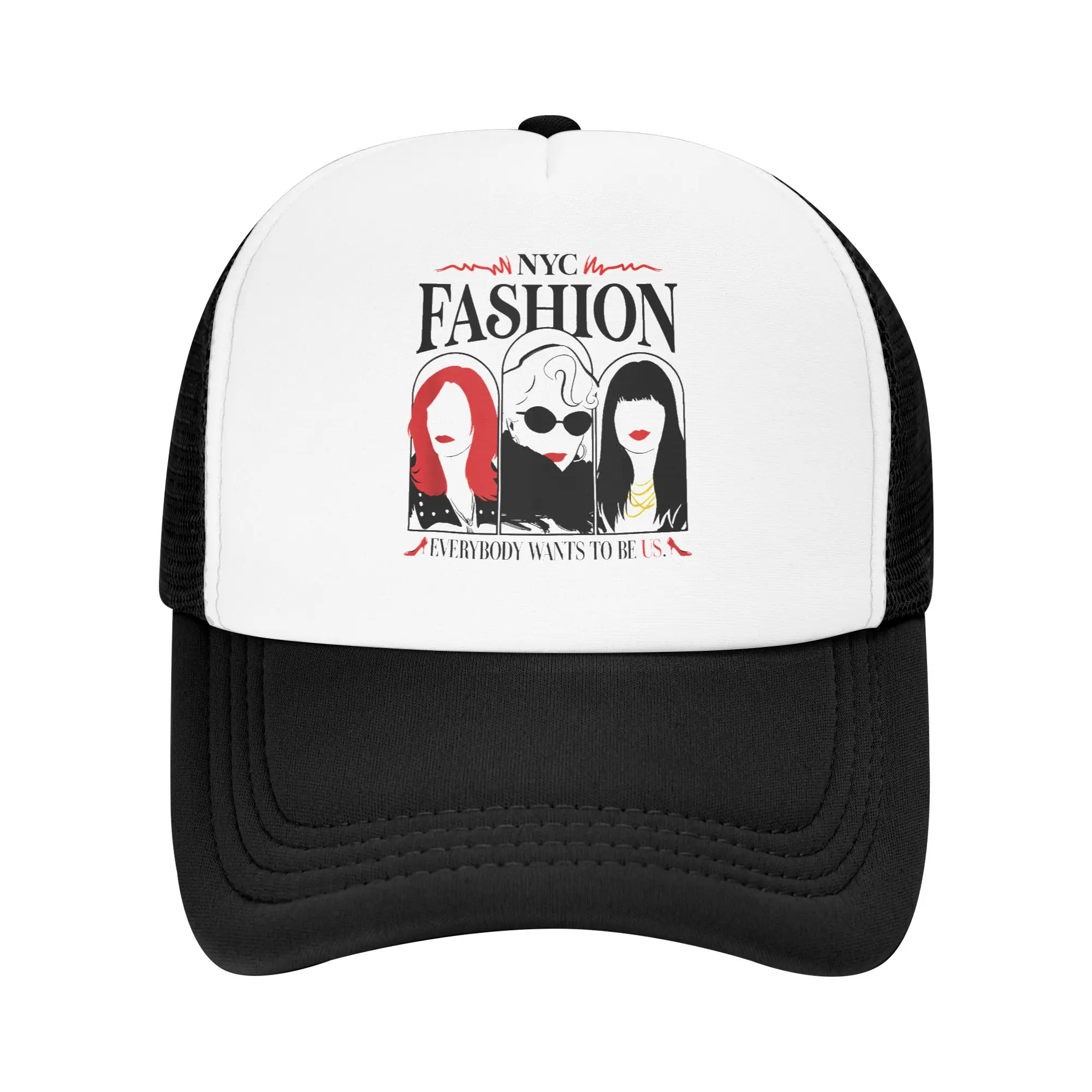 Summer Sun Hats The Devil Wears Pradaed Everybody Wants To Be Us Baseball Cap Breathable Trucker Hat Streetwear Baseball Caps