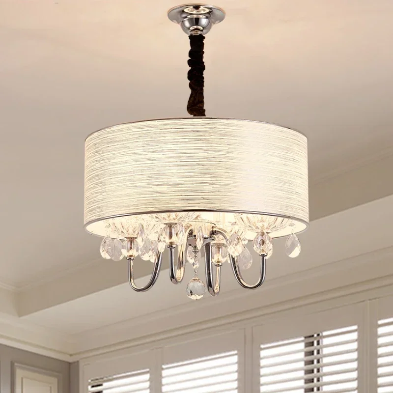 Room  Bedroom  Luxurious Crystal Ceiling  Lamp, Pendant Lights, Minimalist Dining Table and Living Room Lighting Fixtures