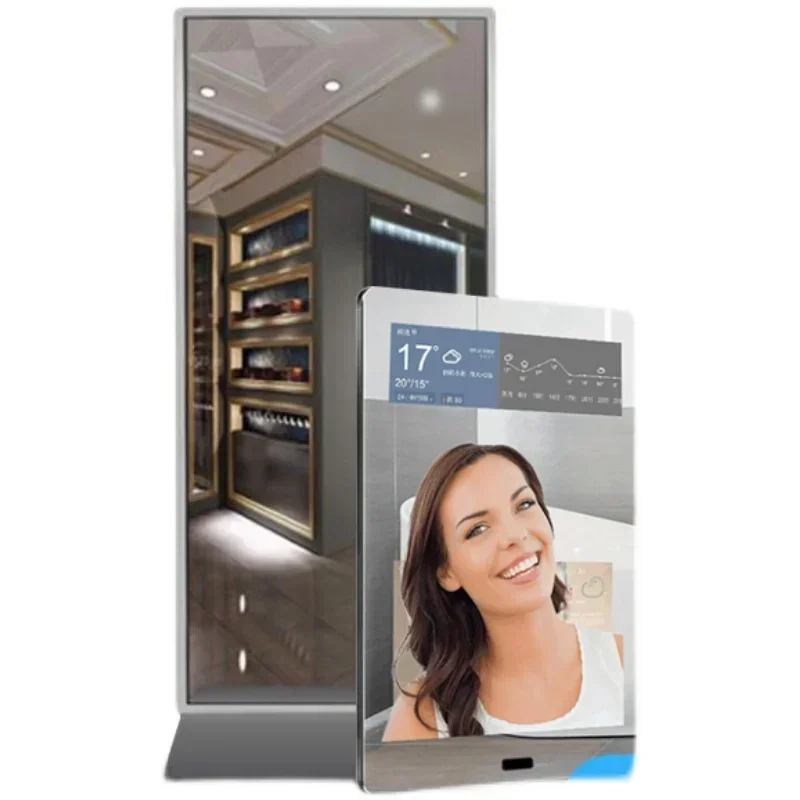 

Smart Mirror Advertising Machine Human Body Induction Magic Bathroom Smart LCD Screen Can Watch TV