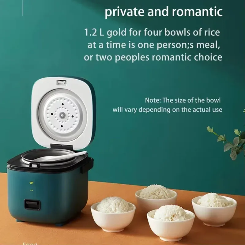 1-2 person small multifunctional mini rice cooker with top steaming and bottom cooking small smart rice cooker for one person