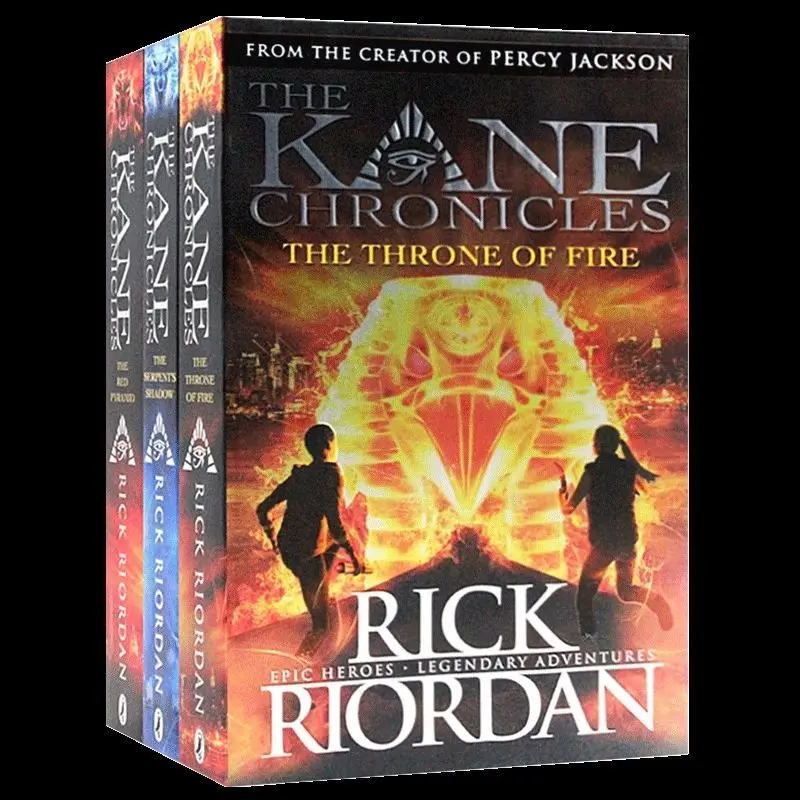 3books/set Science fiction novel The Kane Chronicles in English