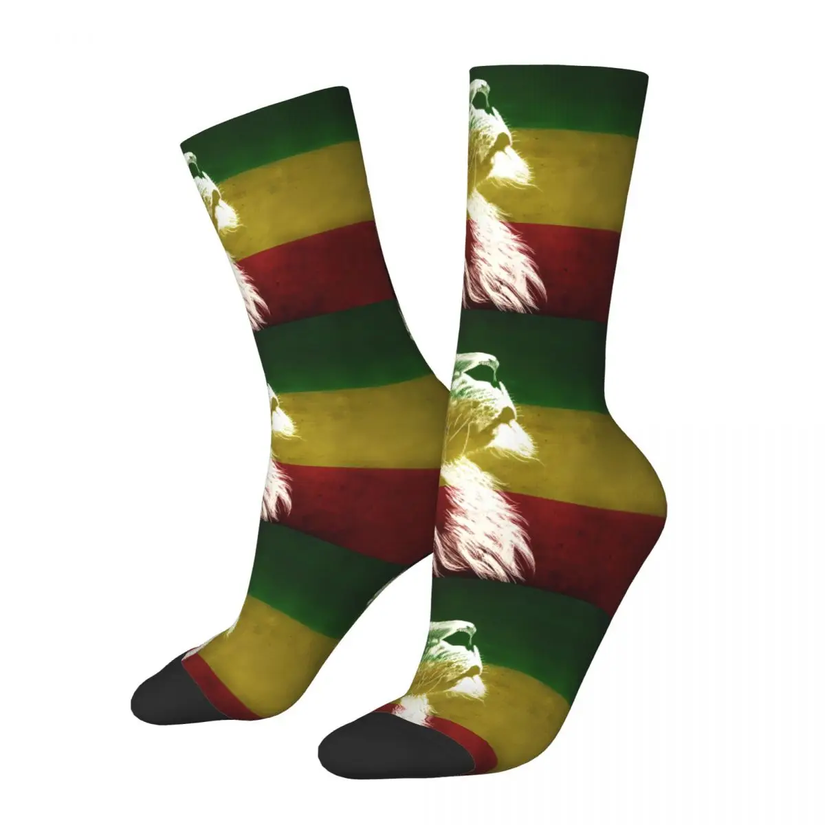 King Of Judah Rastafarian Rasta Lion Socks Male Mens Women Summer Stockings Printed