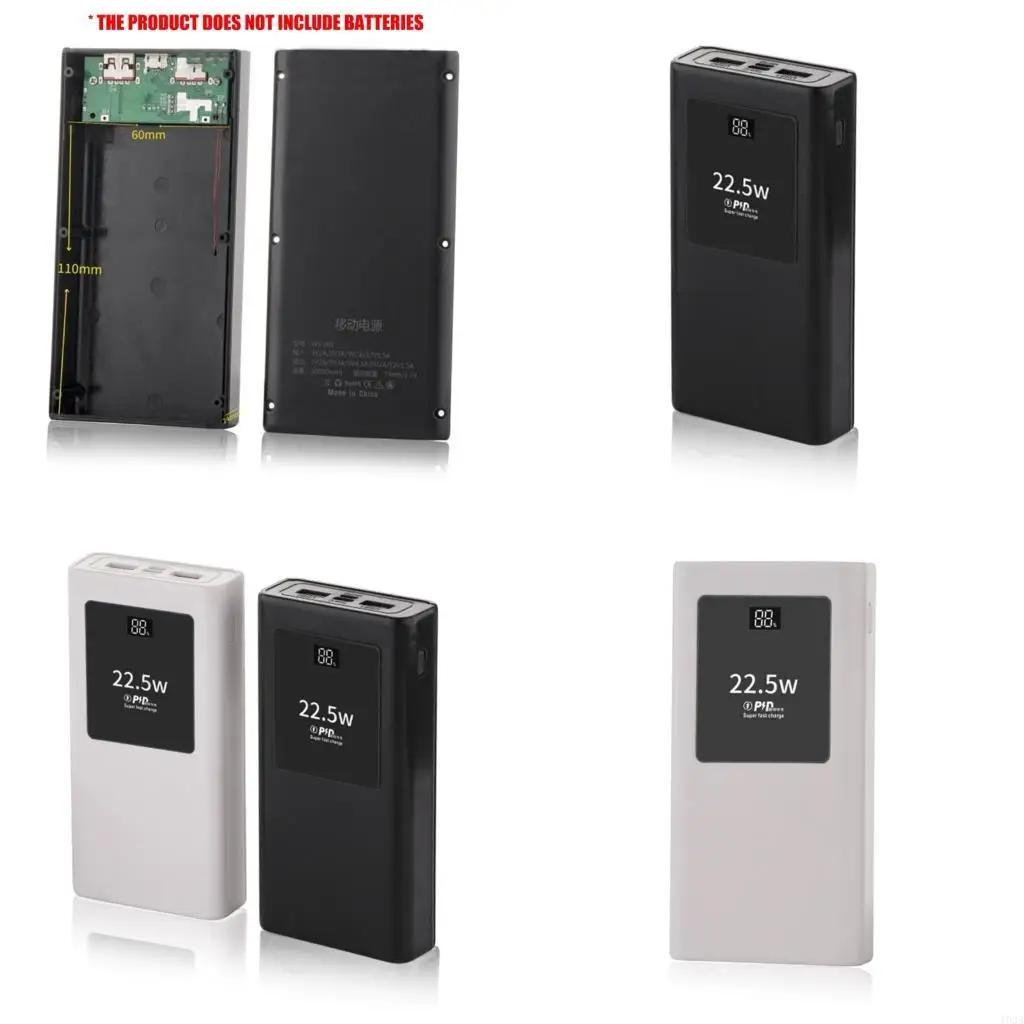 

193A Removable 22.5W Rapid Charging Battery Case ABS Material Multiple Device Support