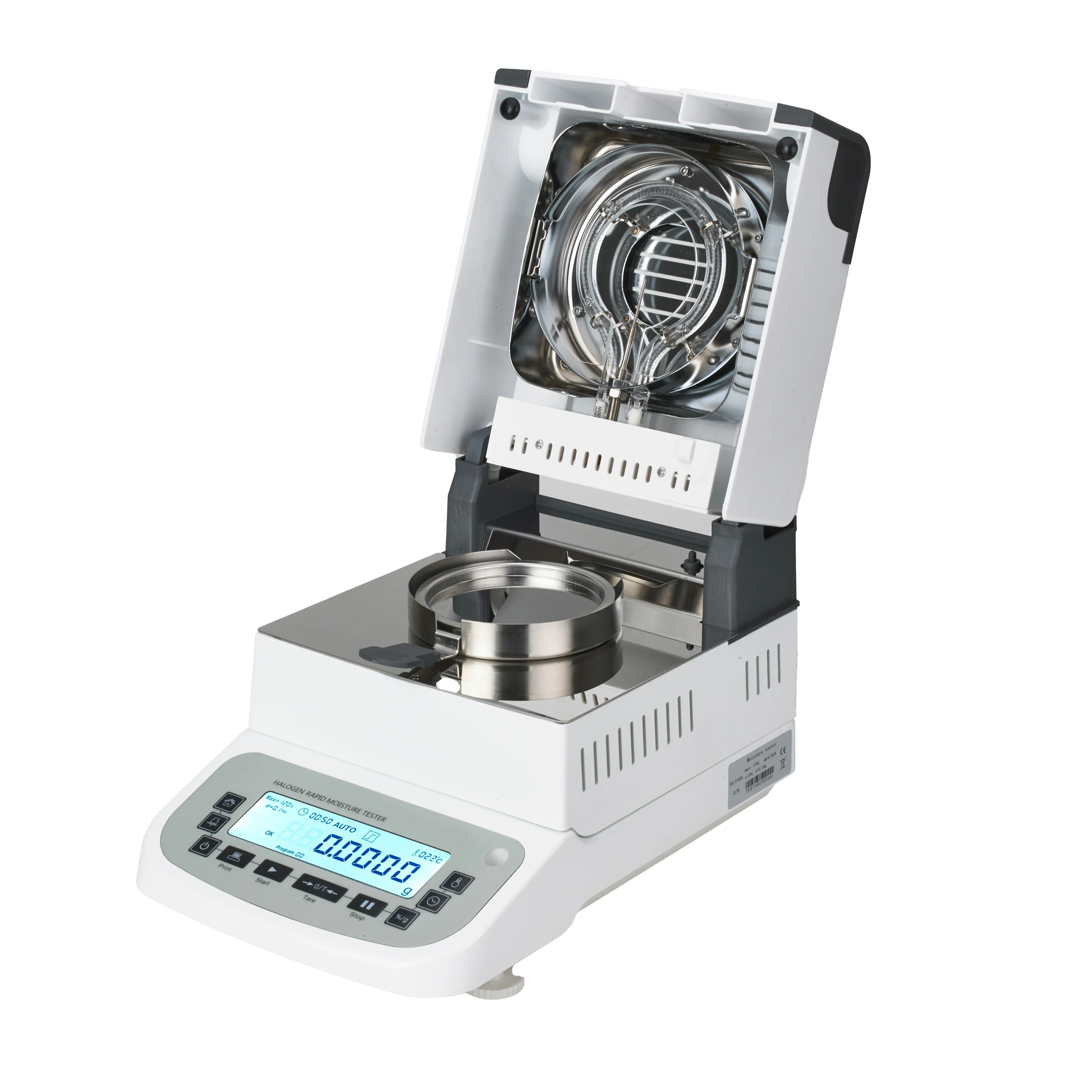 Oriental Grain Moisture Tester 0.001g Medical Food Halogen Light Laboratory Solid  Analyzer