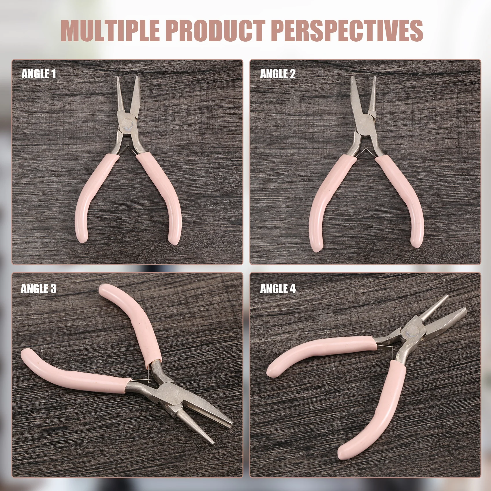 A23T Round Concave Wire Looping Plier Mini Precision Jewelry Plier for DIY Jewelry Making Hobby