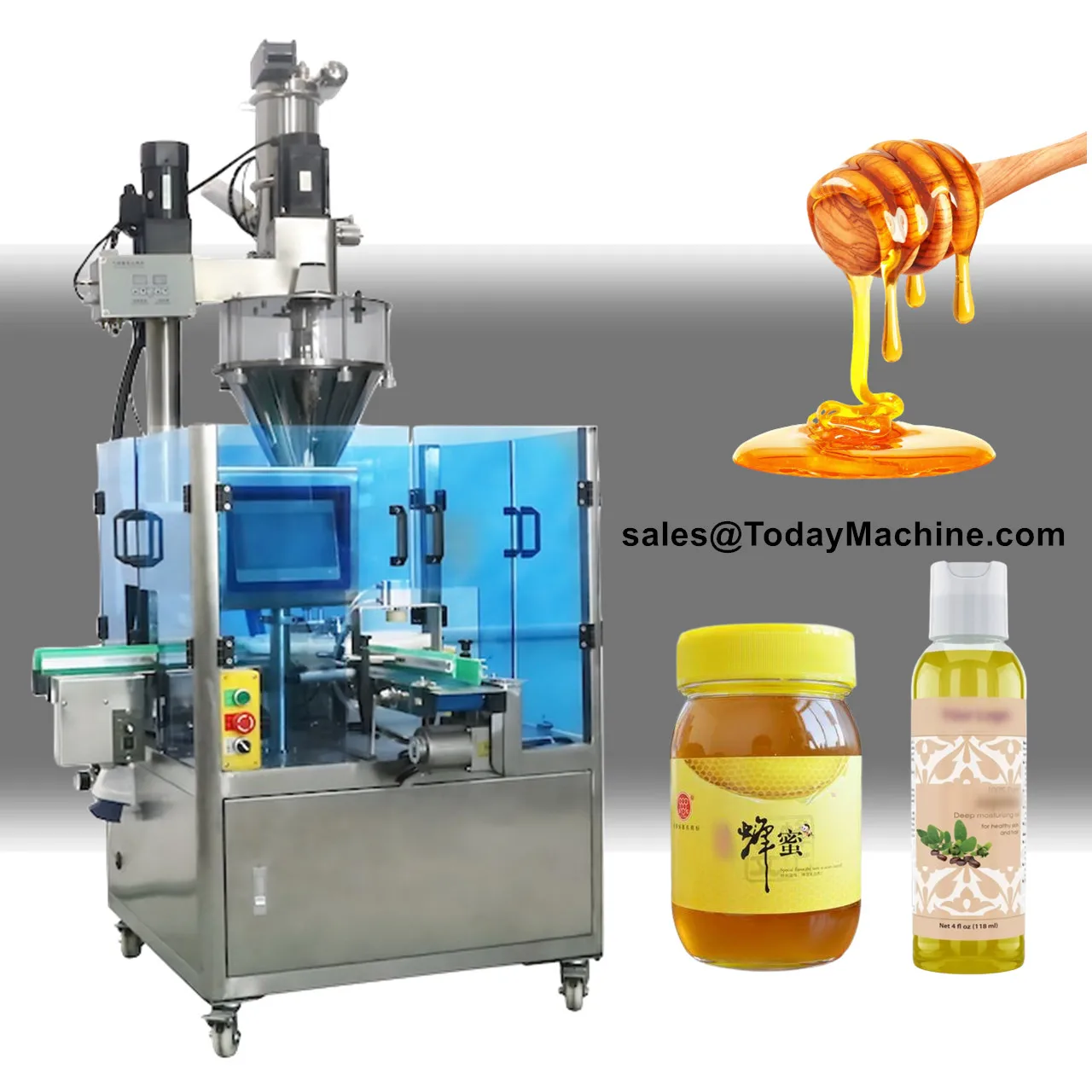 Automatic PET Bottled Juice Liquid Rotary Filling Machine Production Line