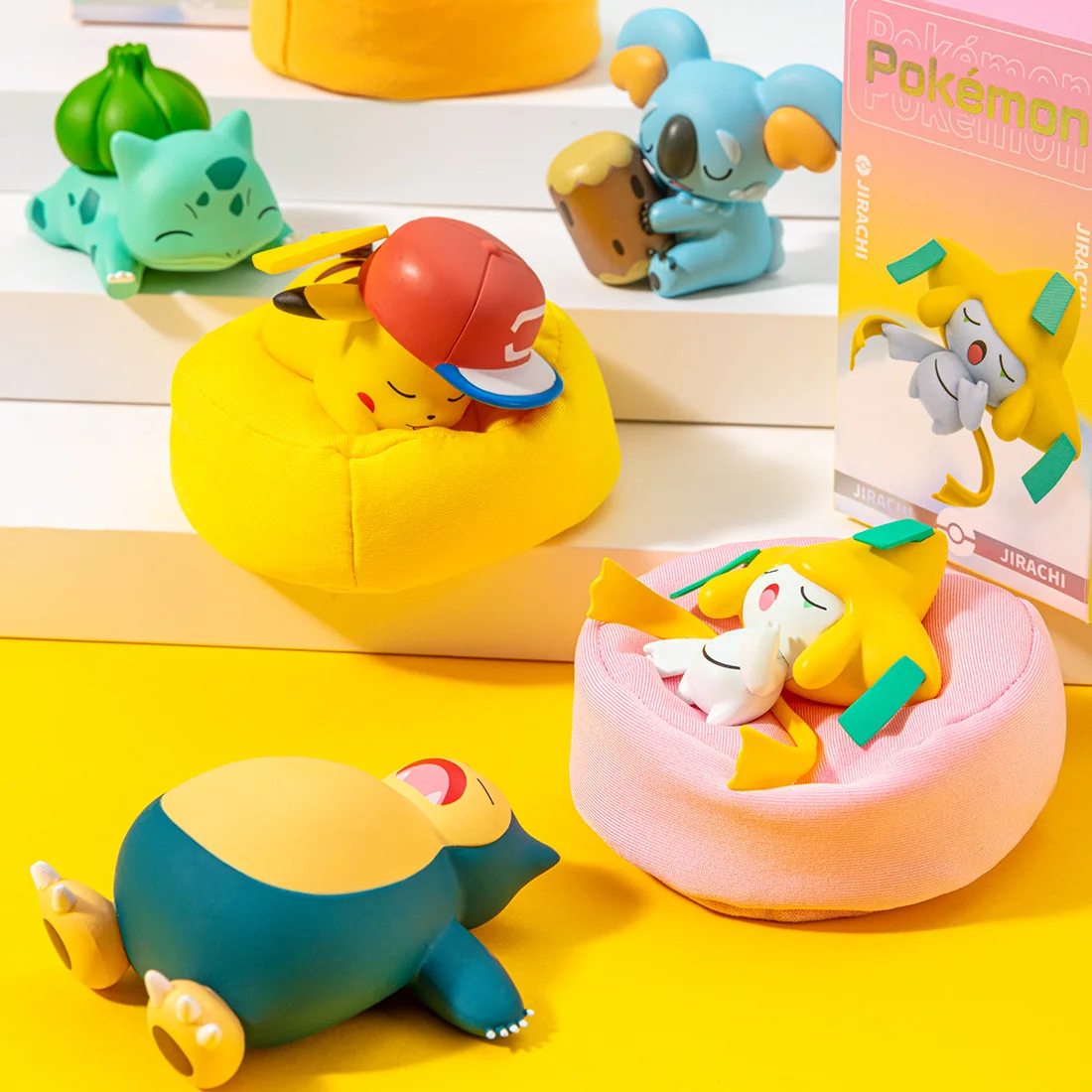 Pokemon Starry Dream Blind Box Sleeping Pikachu Eevee Snorlax Bulbasaur Mini Figure Collectible Figurine Desktop Ornament Toy