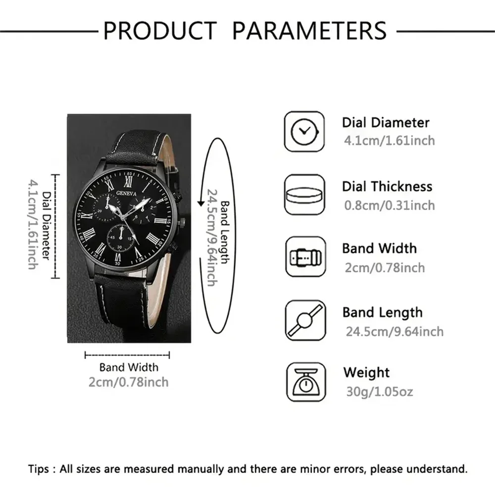 Reloj de cuarzo con esfera simple para mujer, reloj informal de moda para parejas, 2 uds.