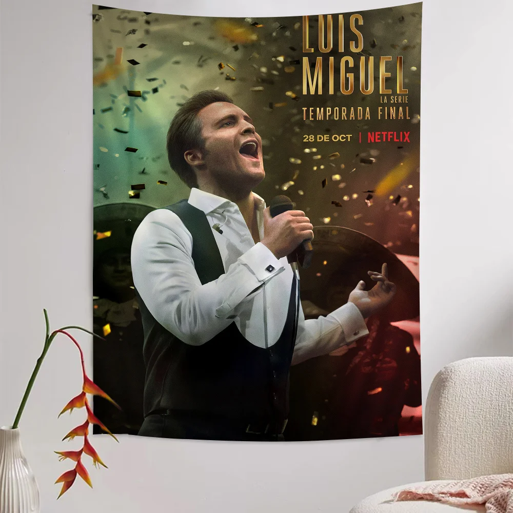 Luis Miguel Tapestry Anime Tapestry Hanging Tarot Hippie Wall Rugs Dorm Wall Hanging Sheets Anime Posters