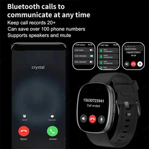 2025 جديد لساعة هواوي الذكية للرجال والنساء شاومي مقاس 1.83 بوصة عالية الدقة AMOLED شاشة تعمل باللمس بالكامل IP68 مقاومة للماء DIP68 بلوتوث للاتصال بساعة ذكية أفضل 8 أغطية لحاف مبيعات 260 × 240 - رقم 7