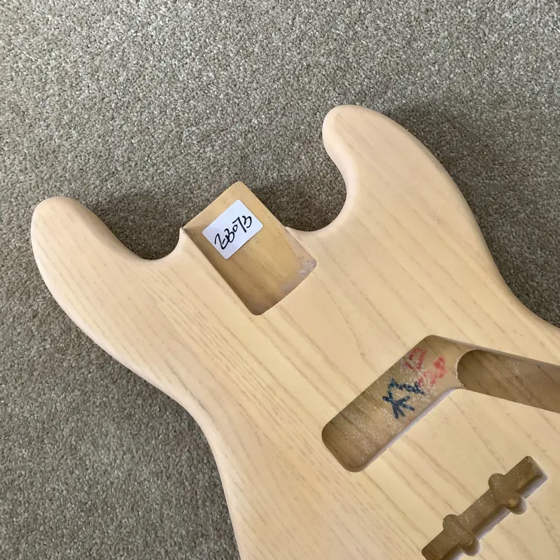 EB073 Unfinsihed Nature Color 4 Strings Jazz Electric BASS Body Solid ASH JB Pickups DIY  for Replace