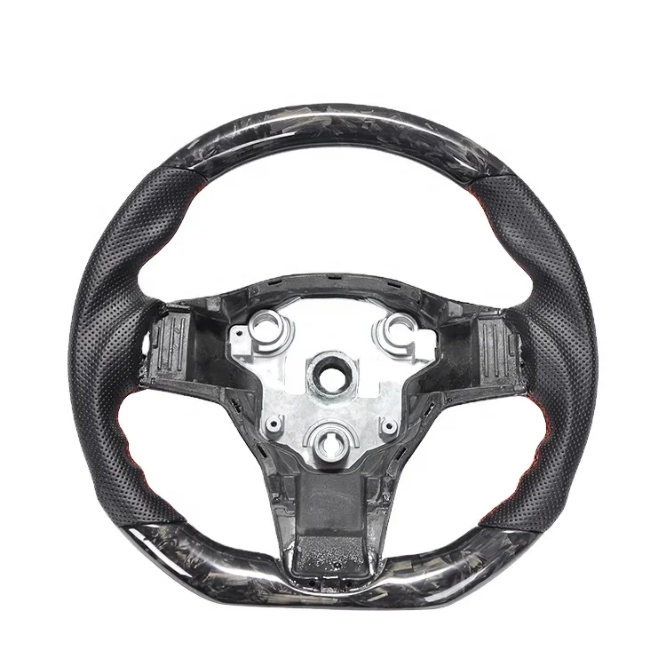 

Model 3 Forge Carbon Fiber Car Steering Wheel For Model 3 2018+