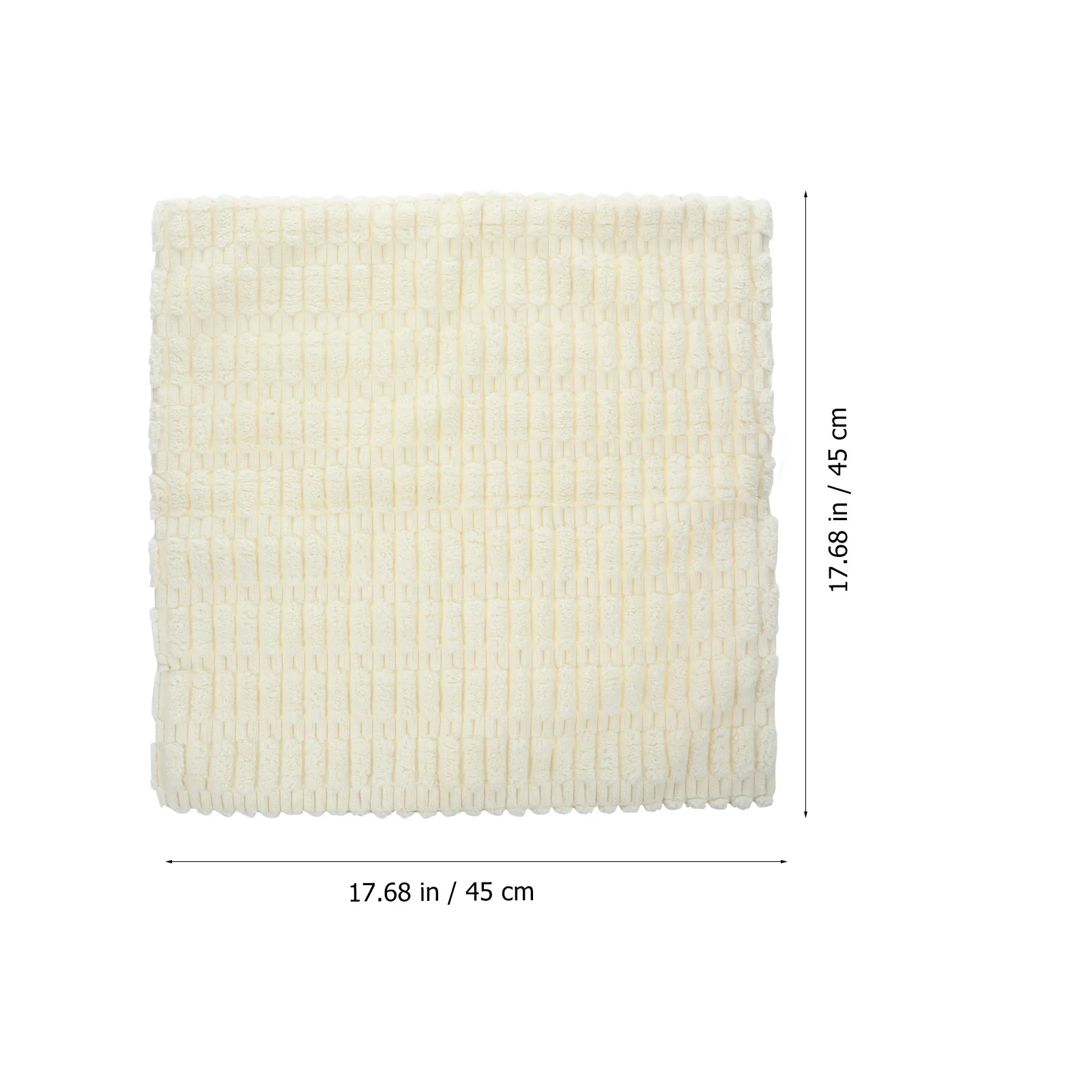 

2Pcs Corduroy Throw Pillow Cover Cushion Case Decorative Square Pillow Protective Cover Washable for Sofa Bedroom