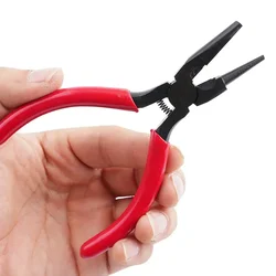 Must Have Wire Bending Tool, Round Concave Pliers, Perfect For DIY Handmade Jewelry, Winding, Rolling Red, Silver