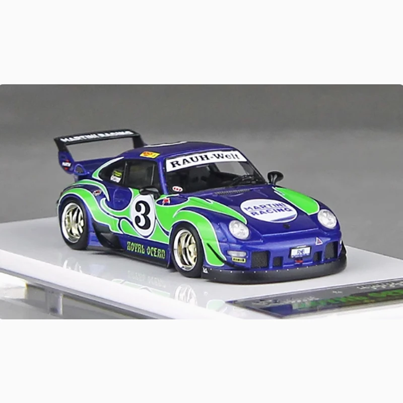 Stock FuelMe Scala 1:64 911 964 993 Rwb Modello di auto in resina Classici Regalo souvenir per adulti Display statico