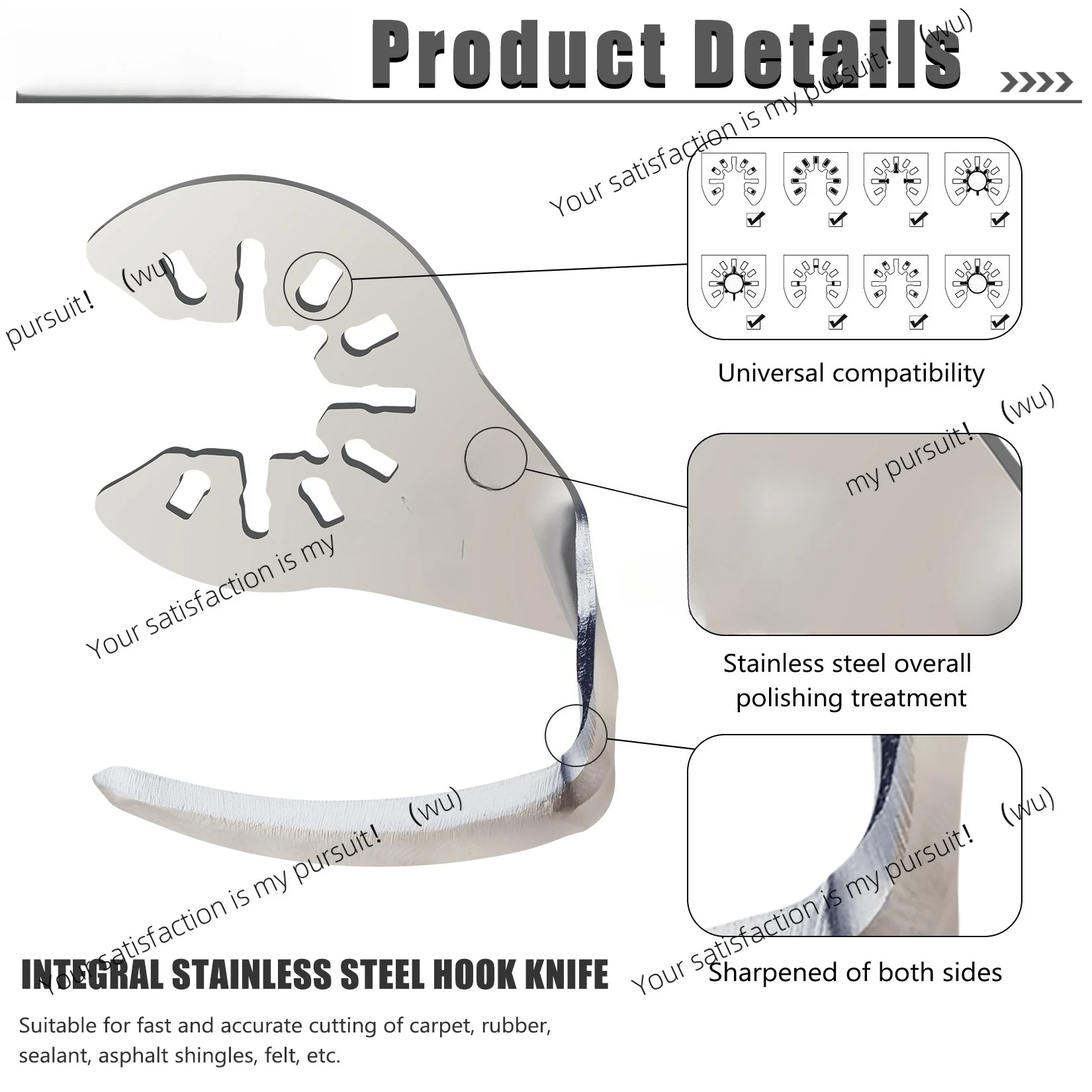 Cold Blade Windshield Removal Tool Parts, Bending Blade Cleaning Car Windshield