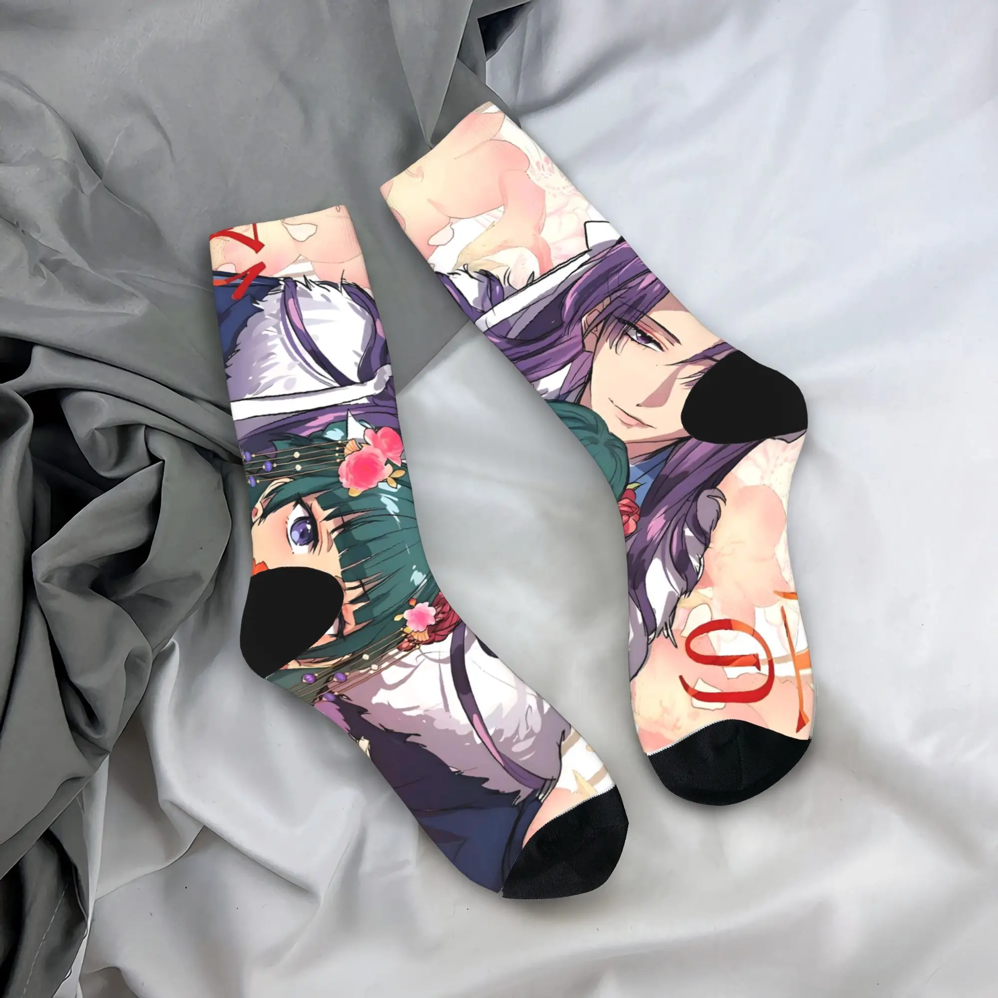 

The Apothecary Diaries Maomao Socks Anti Skid Stockings Men Breathable Outdoor Socks Winter Kawaii Design Socks