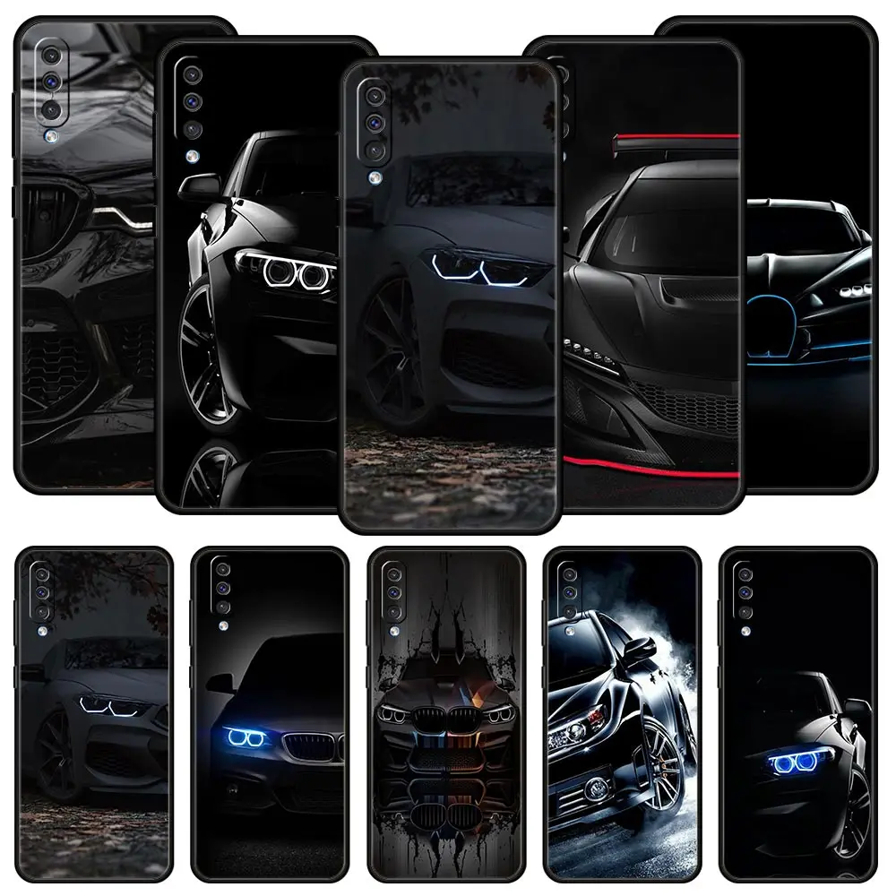 Phone Case for Samsung Galaxy A56 A54 A42 A36 A34 A26 A16 A12 A20 A22 A40 A50 A52 A06 5G Soft TPU Shell Cool Sports Black Car
