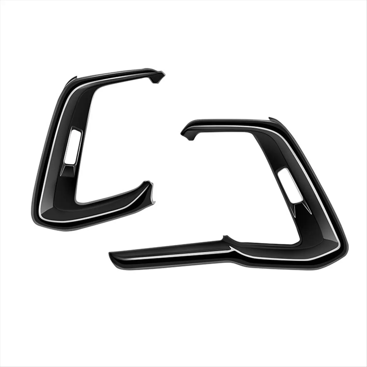 

For Mazda CX-60 2022 2023 Gloss Black Car Front Dashboard Air Vent Outlet Cover Trim Frame Sticker Accessories RHD