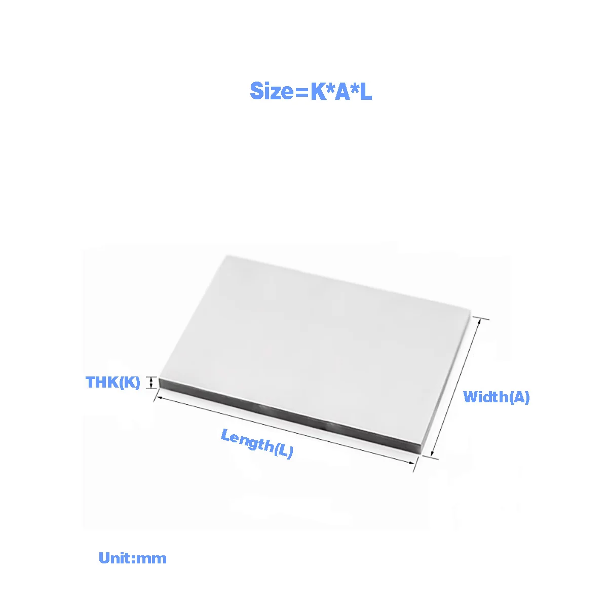 

304 Stainless Steel Square Plate, Steel Sheet Thickness 0.5mm 0.8mm 1.0mm 2.0mm 3.0mm, Customization Of Non-standard Parts