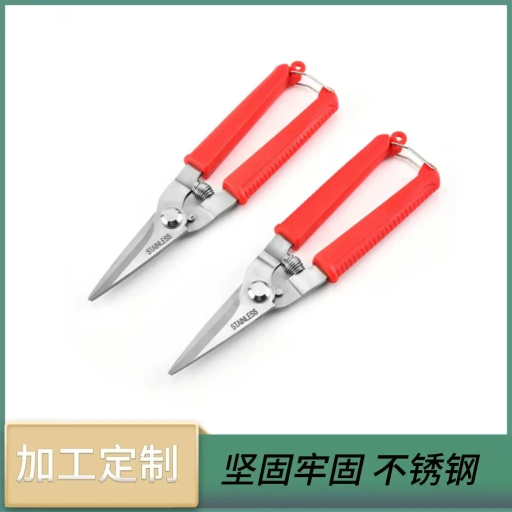 Секаторы из нержавеющей стали — садовые ножницы с прямой головкой для обрезки ветвей деревьев | 2CR13+PP Ручка | Домашнее использование Секаторы из нержавеющей стали — садовые ножницы с прямой головкой для обрезки ветвей деревьев | 2CR13+PP Ручка | Домашнее использование