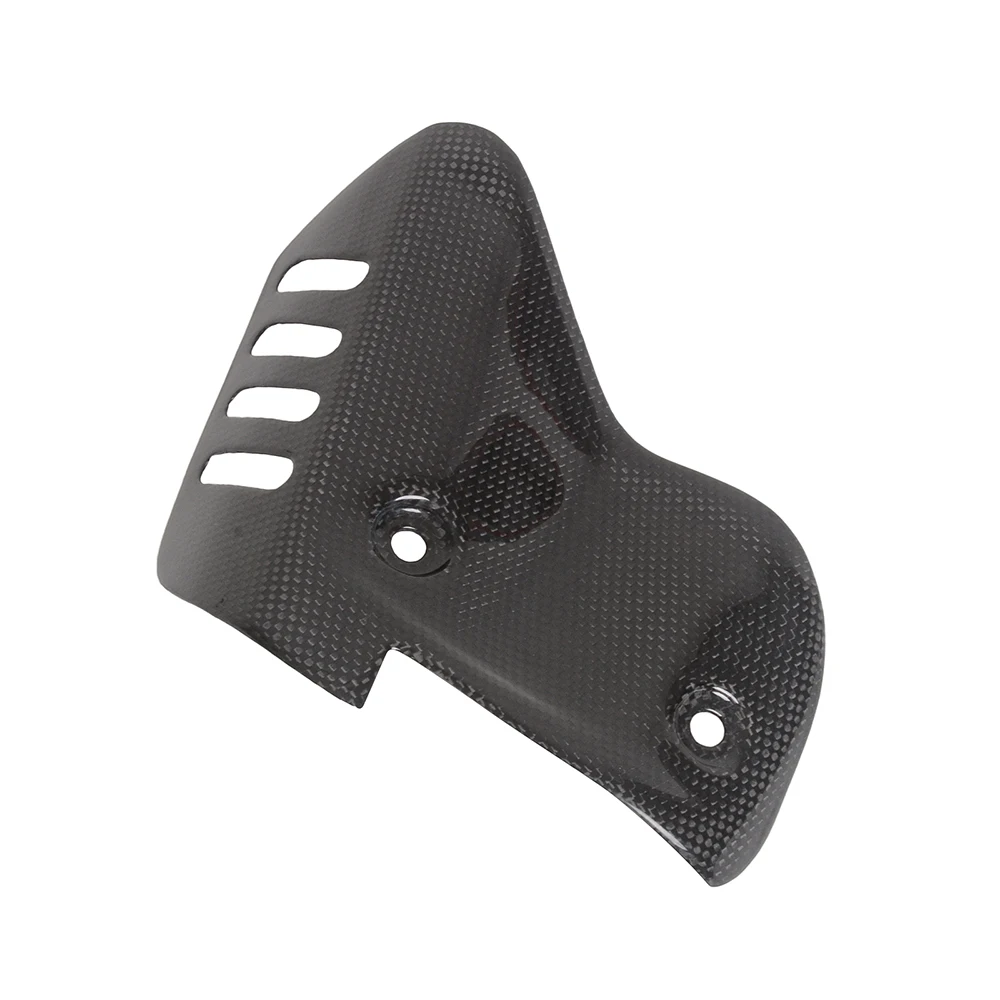 MOTO4U For Ducati 848 Carbon Fiber Exhaust Cover For Termignoni exhaust Exhaust Heat Shield Motorcycle Accessories