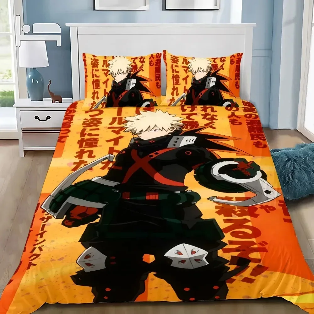 

Japan Anime My Hero Academia Bedding Sets Exquisite Bed Supplies Duvet Cover Bed Comforter Set Bedding Set Luxury Birthday Gift