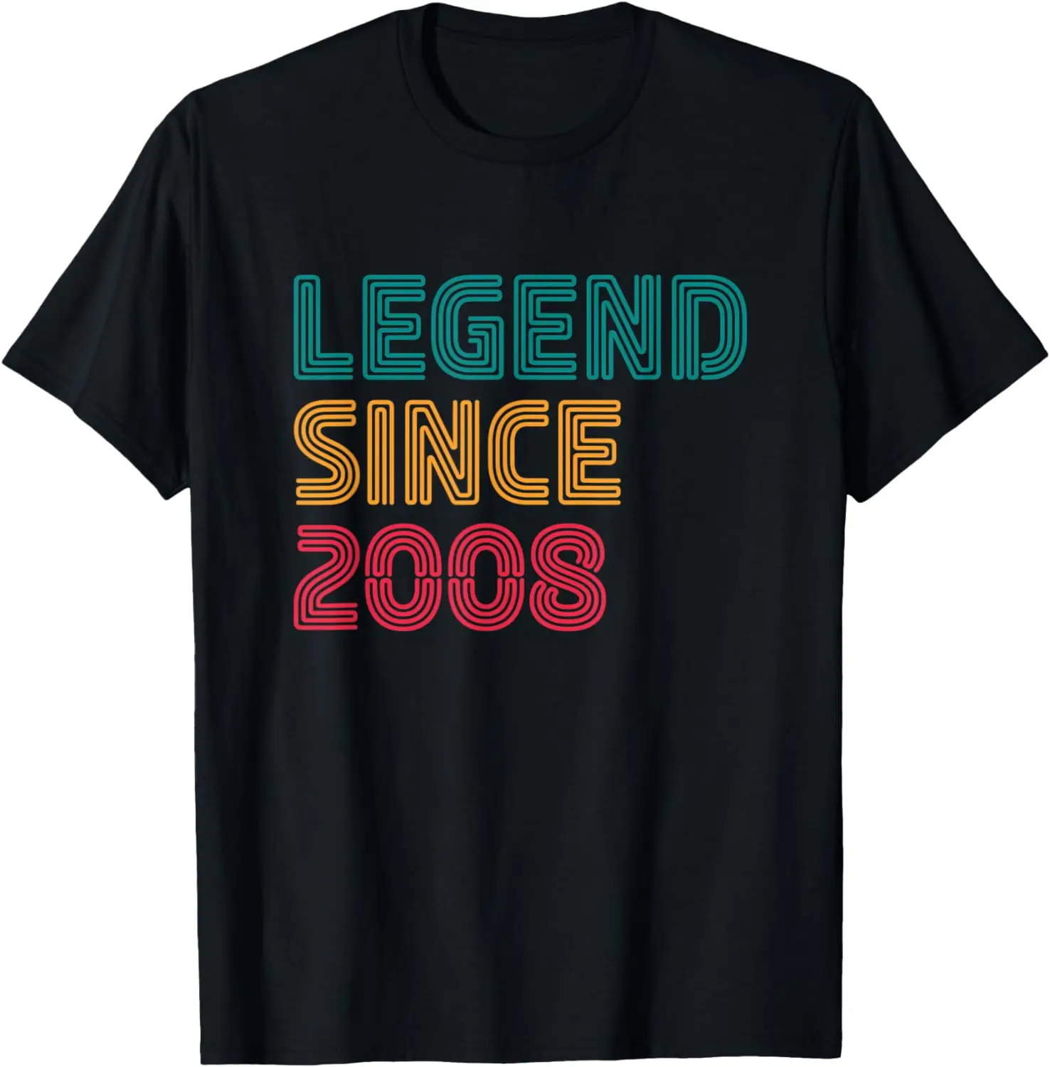 

Legend Since 2008 15 Year Old Born in 2008 15th Birthday T-Shirt