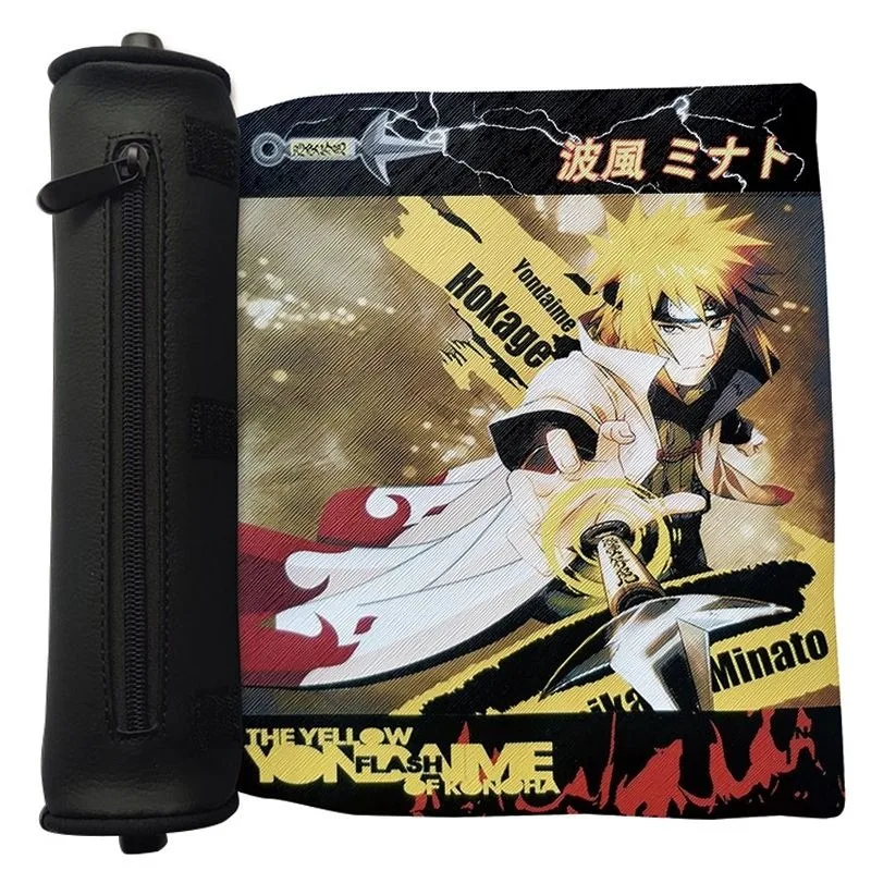 

Naruto Multi functional Creative Scroll Pen Case Stationery Box Anime Peripheral Xiaoming Large Capacity Pen Case Student Male