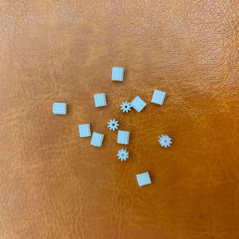 10개 9-치 모터 기어 액세서리 흰색 플라스틱 접이식 쿼드콥터 부품 모터 엔진 기어