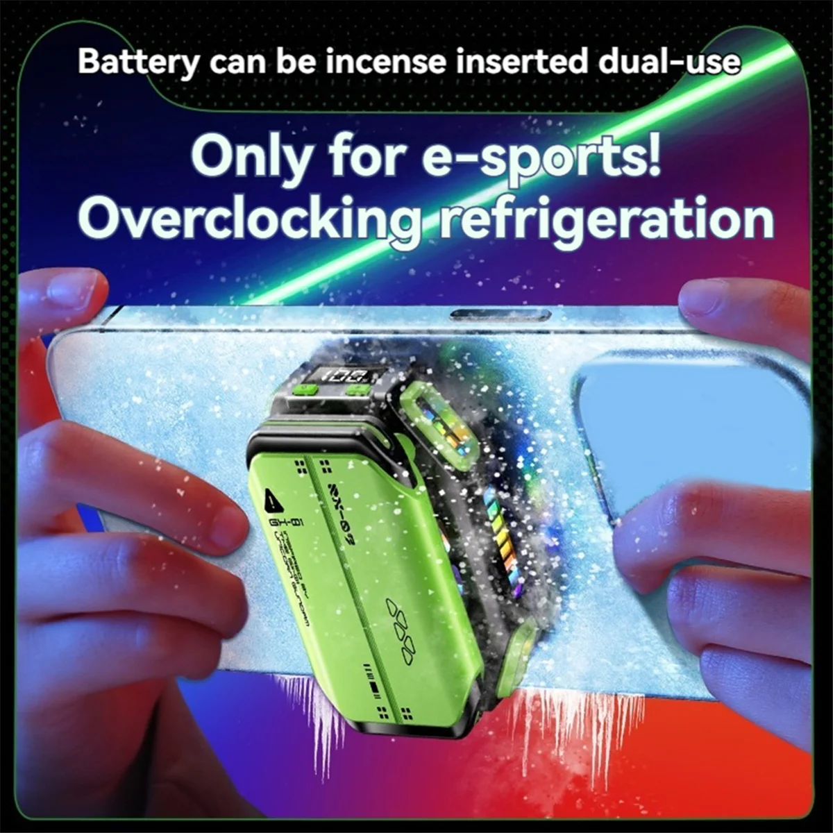 Bvbv x111 telefone semicondutor magnético ventilador de refrigeração radiador com 7 engrenagens refrigerador de jogo ajustável para ios android universal