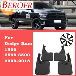 4PCS Brand New Splash Guar Mud Guards Mud Flaps Fender 4Pcs Car Front Rear Mudflaps For Dodge Ram 1500 2500 3500 2010-2018