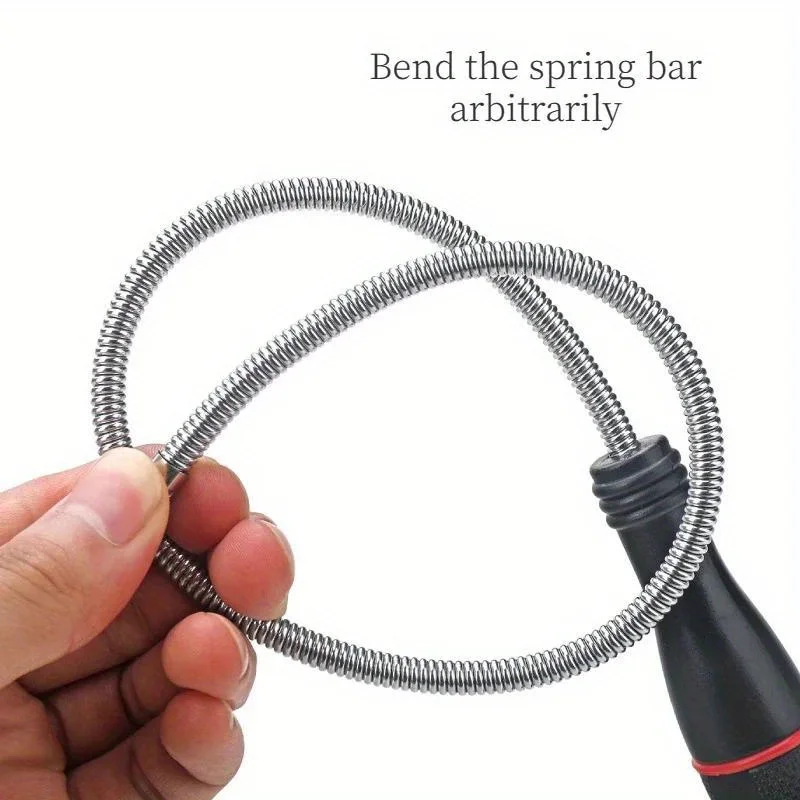 2 PCS New Foldable Strong Magnetic Pickup Tool Metal Flexible Pick Up Tool Suction Bar Magnet Spring Grip Grabber Portable Hand