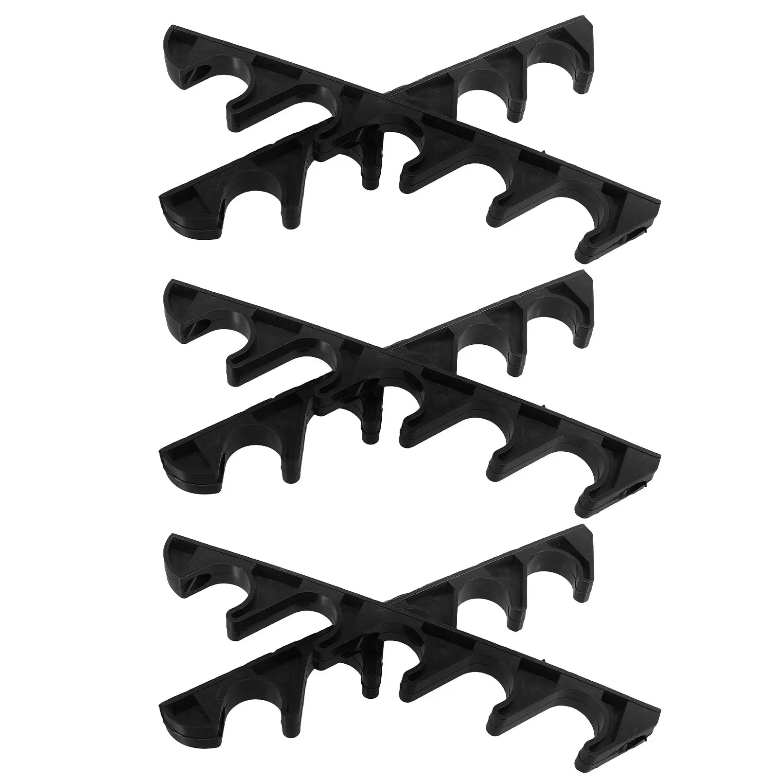 6Pcs Plastic Outdoor Chair Support Bracket Five-Level Adjustment Clip for Patio Balcony Garden Lounge Chair Furniture