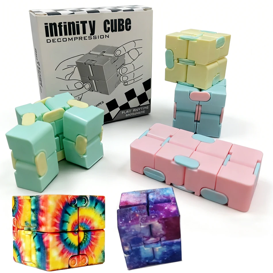 

Игрушка-антистресс для аутистов: креативный бесконечный куб, магический кубик, офисная головоломка-флип, средство для снятия стресса, игрушка для аутистов
