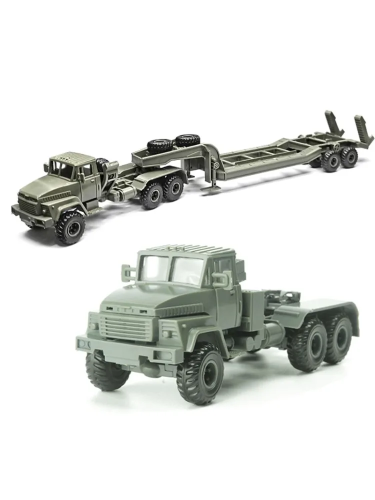 KrAZ-260B soviétique rapTractor Transport Véhicule Assembly MAZ/ChMZAP-5247G Semi Remorque 4D Modèle Jouet 1/72
