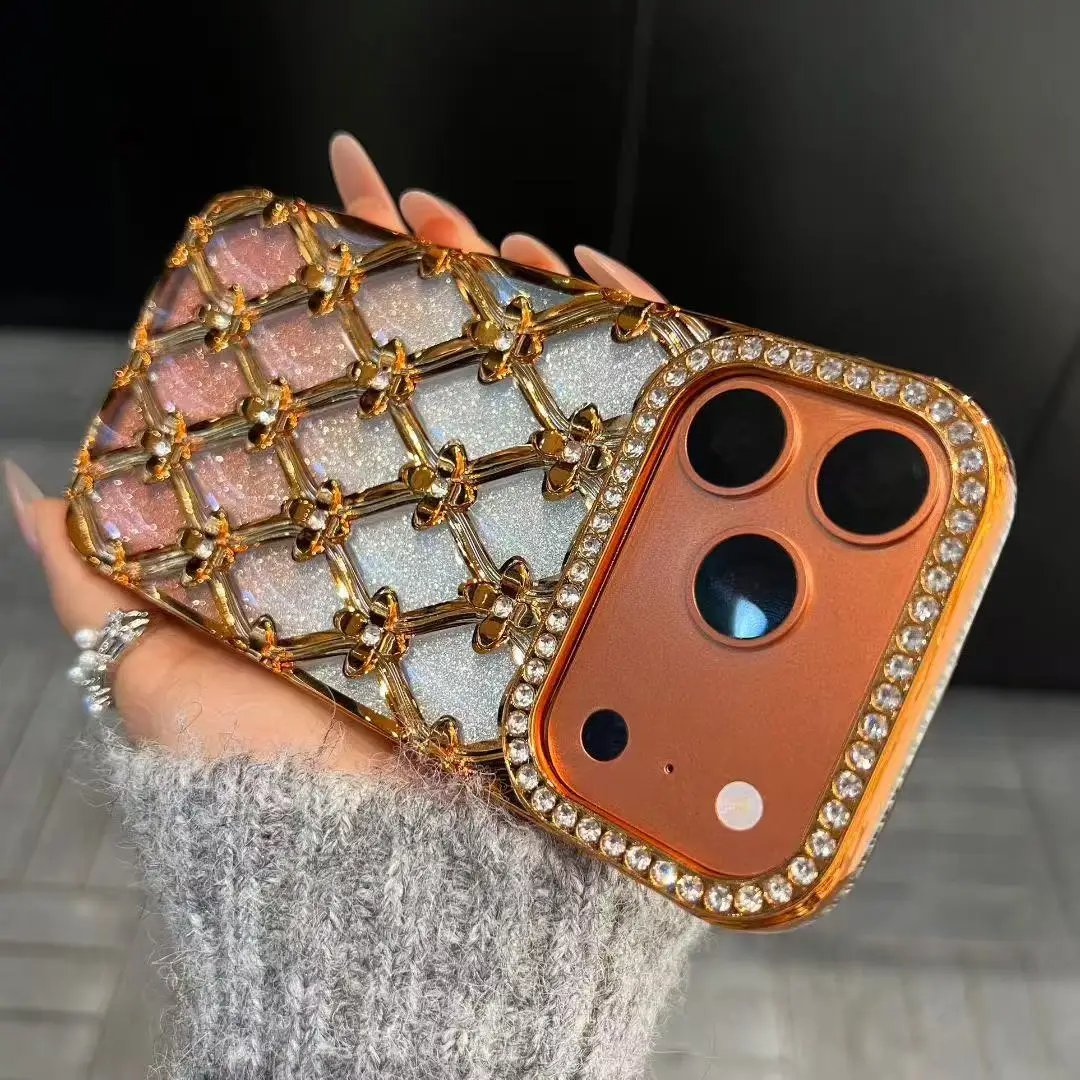 

Чехол для телефона Flash Diamond Grid, доступен в 7 цветах. Подходит для чехлов для телефонов 17, 16, 1, 14, 13. Простые и элегантные.