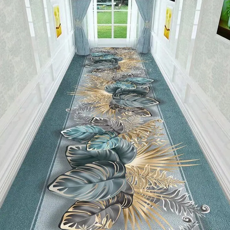 Luxury long corridor carpet Living Room Red Carpets HOTEL Stairs Washable Non-slip Mat long Rugs for Hallway Decoration bedroom