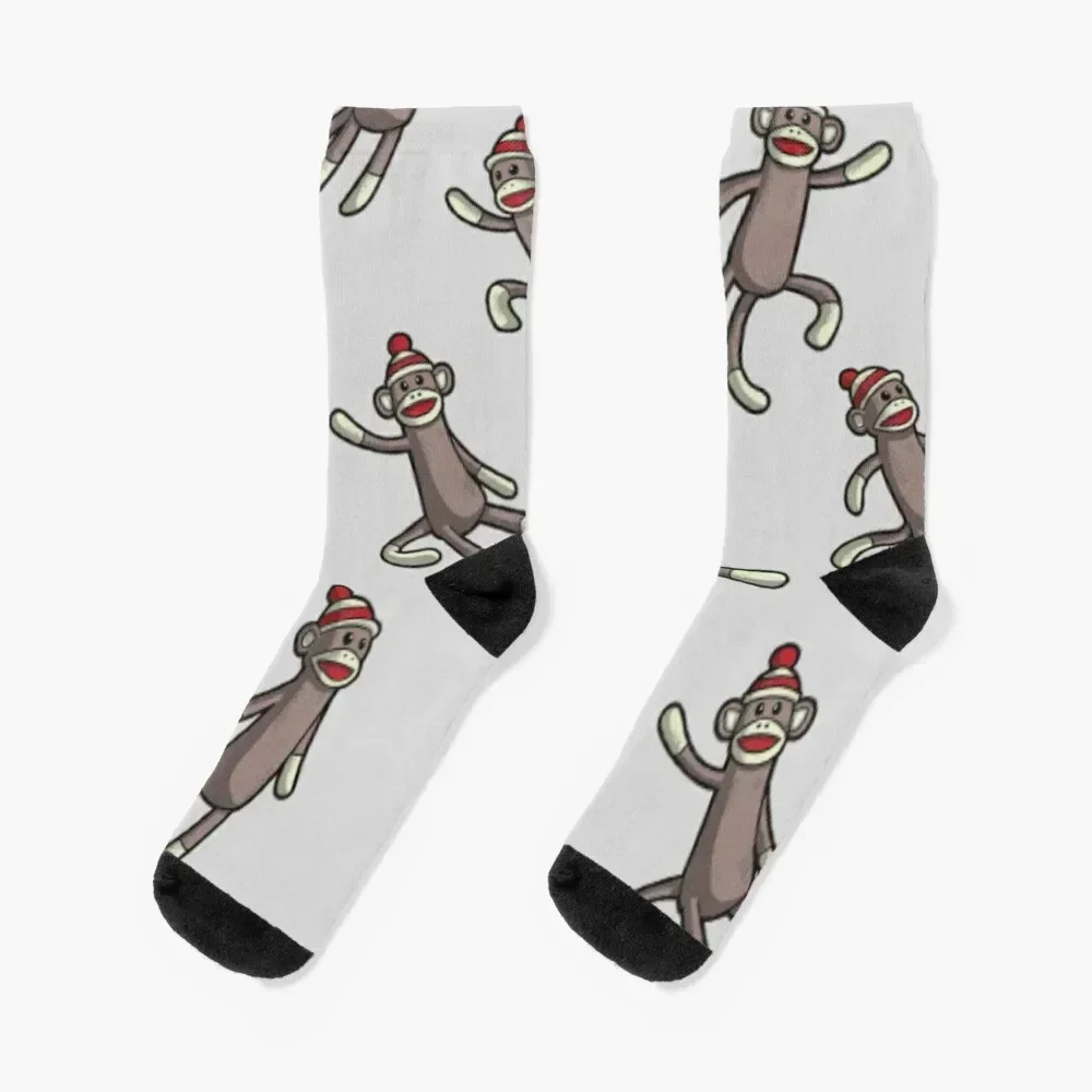 

Sock Monkey Action Socks custom sports Antiskid soccer Woman Socks Men's