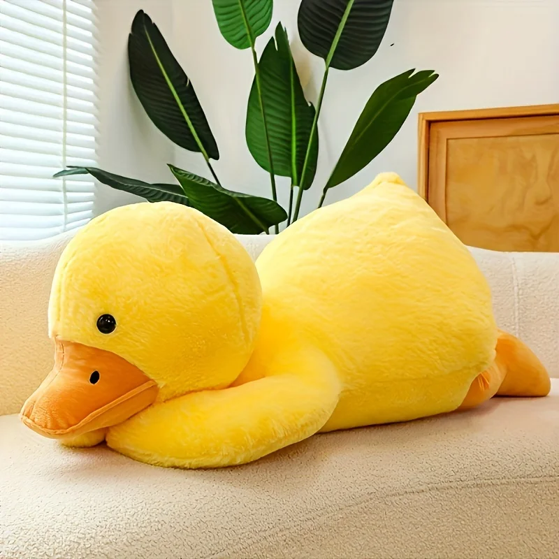 1pc 17.3 Inch Adorable Goose Plush Pillow - Soft & Cuddly Stuffed Animal Toy Halloween Thanksgiving Christmas Gifts【Valentine\'s